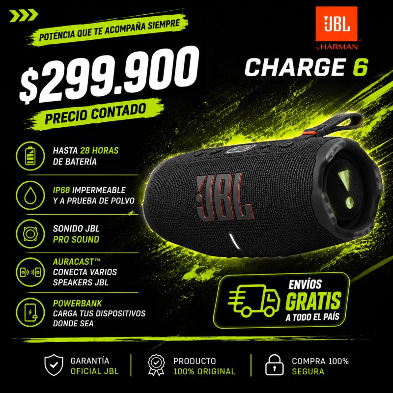 PARLANTE JBL CHARGE 6
